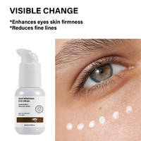 Crème Contour des Yeux Anti-Rides Raffermissante et Lissante au Rétinol, Peptides, Acide Hyaluronique et Vitamine C pour Peaux Sèches – Marque Blanche