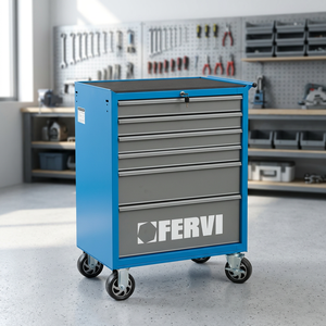 FERVI Metal <b>Tool</b> <b>Cabinet</b> Steel Workbench Customizable OEM Portable Workstation for <b>Tool</b> Storage Workshop Use 14kg 40kg Capacity - Product Image 3