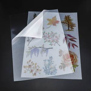 FX Adhesive Inkjet Printable A4 8.5x11 Inch Japanese Frosted Matte Translucent Tracing <b>Sticker</b> Paper With Clear Plastic Backing - Product Image 5