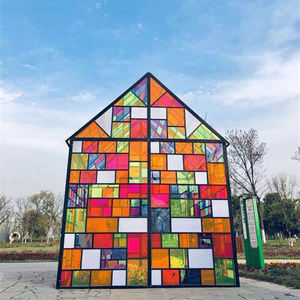 China Glass Factory est spécialisée dans <span class=keywords><strong>la</strong></span> coloration du <span class=keywords><strong>verre</strong></span> trempé, <span class=keywords><strong>la</strong></span> décoration des portes et fenêtres colorées - Product Image 6