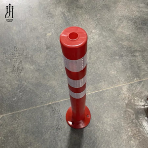 Barrera de Seguridad Vial Reflectante de 75 cm, Barrera de Protección Anticollisión de PU, Señalización de Cruce, Instalaciones de Tráfico, Promoción, Incluye Advertencia - Product Image 3