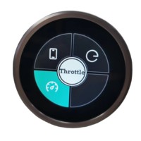 Perilla de 1,52 pulgadas UI Interruptor programable multimedia Perillas giratorias LCD 360x360 Perilla circular Pantalla Interruptor codificador Pantalla