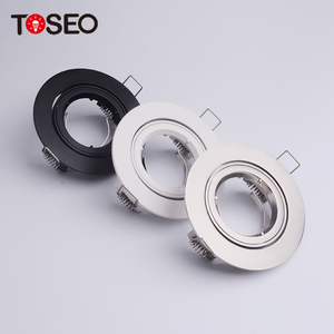 Luz descendente <span class=keywords><strong>Led</strong></span> empotrada redonda para interiores, accesorio empotrado de aluminio de fundición a presión, Gu10 <span class=keywords><strong>Mr16</strong></span> - Product Image 1