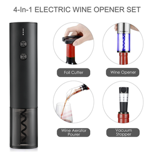 Automatic Corkscrew Sacacorcho Electrico De Vinos Wine <b>Bottle</b> Opener Stainless Steel Premium Wine <b>Cork</b> Opener - Product Image 5