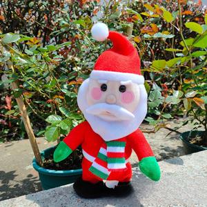 Jouets en peluche électroniques de Noël personnalisés en gros - Père Noël, renne, bonhomme de neige, apprenant à parler, chanter et marcher - Cadeaux - Product Image 6