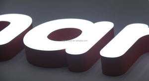 Lettres en relief LED personnalisables, enseigne de magasin 3D avec bandes LED pour hôtels, bars, centres commerciaux et publicité d'entreprise - Product Image 5