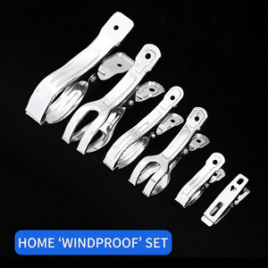 Stainless Steel Drying Clips Set Rectangle Shape Durable for Clothes <b>Quilts</b> Stainless Steel Rectangle Drying Clips Dropshipping - Product Image 2