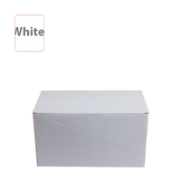 Boîte de fosse pliante en carton ondulé à trois couches carrée blanche personnalisable Dossier d'emballage en carton de forme personnalisée produit en usine