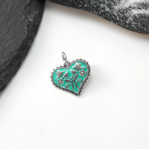 S925 plata esterlina James Avery exquisito esmalte amor sandía encanto colgante - Product Image 3