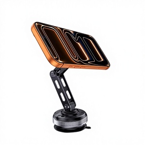 <span class=keywords><strong>Support</strong></span> de téléphone de voiture à ventouse à verrouillage rotatif 720 °   <span class=keywords><strong>Support</strong></span> magnétique panoramique rotatif, stable, anti-vibrations, pour routes accidentées, anti-chute - Product Image 4