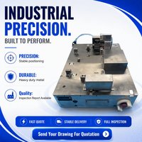 Plaque de fixation multi-trous en alliage d'aluminium sur mesure avec design à rainures escalonées pour applications de machines-outils CNC