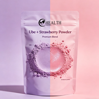 Complément alimentaire à base d'extraits végétaux Hrebal, mélange de poudre d'igname violette et de cacao de qualité supérieure pour desserts, thés au lait et pâtisseries