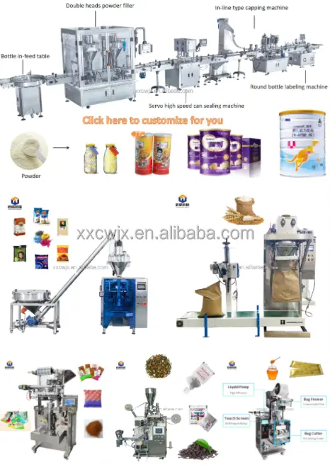 Industrial Powder Vibrating Sifter Sugar Grinder Pulverizer Ribbon Mixer Screw Vacuum Conveyor Salt Packing Spray Dryer Machine