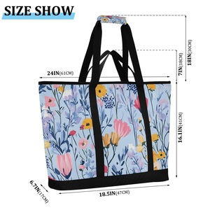 New Stylish <b>Lunch</b> <b>Tote</b> Shipping <b>Bag</b> Thermal Food Delivery Thermos Shoulder <b>Bags</b> Large <b>Lunch</b> <b>Bags</b> for Travel Picnic - Product Image 3