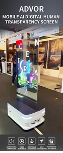 หุ่นยนต์โฆษณาเคลื่อนที่ Reeman Smart ขนาด 55 นิ้ว จอ OLED โปร่งใส พร้อมระบบสั่งงานด้วยเสียง AI ระบบนำทางอัตโนมัติ และป้ายดิจิทัล - Product Image 2