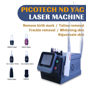 Máquina Portátil de Eliminación de Tatuajes con Láser de Picosegundos, Eliminación de Pigmentos, Peeling de Carbón, Blanqueamiento, Cepillo de Limpieza Facial - Product Image 2