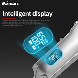 MARSKE-Recortador de pelo profesional para hombre, con pantalla LED, recargable, ajustable, con batería, lavable - Product Image 4