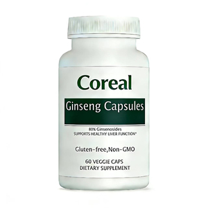 Suplemento Herbal de Marca Privada OEM ODM, Suministro al por Mayor, Fórmula Natural, 500 mg, 60 Cápsulas, Cápsulas de Ginseng - Product Image 1