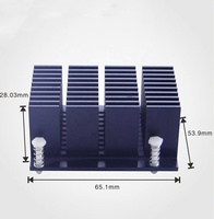 Module de dissipateur thermique, ailettes de refroidissement, radiateur, carte de refroidissement, amplificateur, transistor, dispositifs semi-conducteurs, tonalité personnalisée, série 6000, pliage