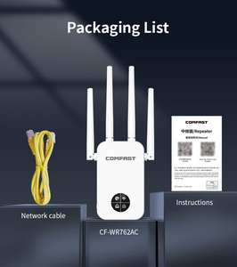 Comfast 1200Mbps không dây Wifi Repeater nhà Lan Extender 3dBi Antenna RJ45 cổng Ethernet có tính năng mt7628dan + mt7613brn Chipset - Product Image 6