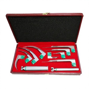 Set de Laringoscopio Manual de Fibra Óptica Macintosh con Palas, Mango Ligero e Instrumentos para las Vías Respiratorias, Certificado CE, Proveedor Mayorista - Product Image 1