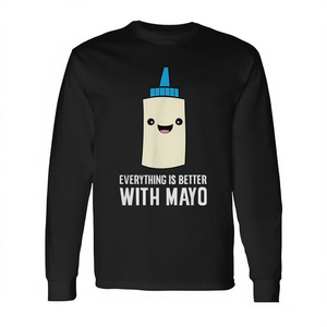 Todo es mejor con la camiseta de manga larga Mayo - Product Image 2