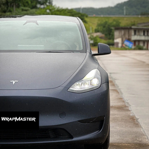 WRAPMASTER 1,52*15M TPU Self Healing Car Wrap Matte Black Phantom Blue Paint Protection <span class=keywords><strong>Film</strong></span> Función de cambio de color para el cuerpo - Product Image 4