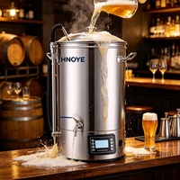 Équipement de microbrasserie miniature 20L 30L 40L 60L, cuve sous pression en acier inoxydable, brasseur de bière pour la fabrication artisanale à domicile