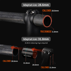 Forcella MTB TOSEEK 28.6mm per Fat Bike, Forcelle <span class=keywords><strong>a</strong></span> Sospensione Diritte 26 27.5 29 Pollici in Fibra di Carbonio per Mountain Bike BMX con Freno <span class=keywords><strong>a</strong></span> Disco - Product Image 6