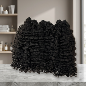 Extensiones de Cabello Virgen Rizado Natural, Suave, Abundante y Grueso, Exportación a Precio de Mayoreo - Product Image 1