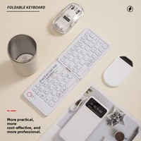 Set Hadiah Bisnis Mewah Mug Kopi Logo Kustom Mouse & Keyboard Lipat - Hadiah Praktis untuk Klien