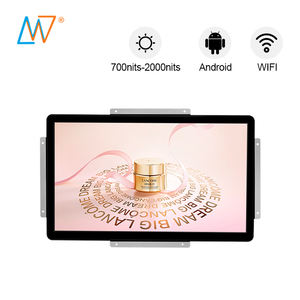 Marco abierto 27 pulgadas alto brillo 1000 liendres quiosco <span class=keywords><strong>Wifi</strong></span> <span class=keywords><strong>Android</strong></span> pantalla táctil <span class=keywords><strong>Lcd</strong></span> <span class=keywords><strong>Monitor</strong></span> - Product Image 1