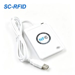 Lecteur de cartes NFC RFID portable de bureau, alimenté par USB, sans contact, lecteur et enregistreur de cartes à puce M1 F08 - Product Image 3