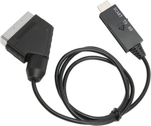 Portable 1080p Composite Adapter with <strong>USB</strong> Power Cable PAL/NTSC <strong>SCART</strong> <strong>to</strong> HDM1 Converter Box for TV STB/DVR VCR for HDTV - Product Image 2