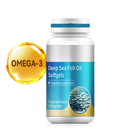 Capsule de gelée molle d'huile de poisson naturelle avec antioxydant vitamine E pour le soutien de la santé lipidique des adultes