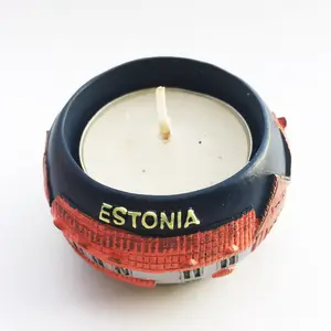 Trang Trí Nội Thất Estonia Người Giữ Nến Bằng Nhựa Trang Trí Tối Giản Nến Thủ Công Cho Trang Trí Bàn Cà Phê