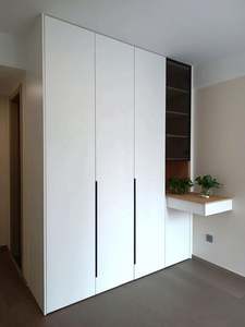 Large Modern Simple Solid Wood Door Bedroom Furniture Wardrobe Storage <b>Cabinet</b> Closet for Hotel Living Room Hall Use - Product Image 6