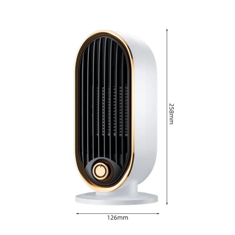 Plug In Winter Small Black Home Room Space Air House Gas Electric Handy Household Ptc Heating Mini Portable Fan Heater For Room