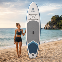 Planche de SUP gonflable tout usage renforcée en Drop Stitch de 10 pieds 8 pouces, export direct usine, avec sac de transport, pompe et pagaie