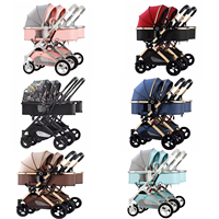 Poussette pour bébé de luxe Offre Spéciale Landau 3 en 1 Poussette Poussette pour bébé pliable Poussette de transport pliable Combo
