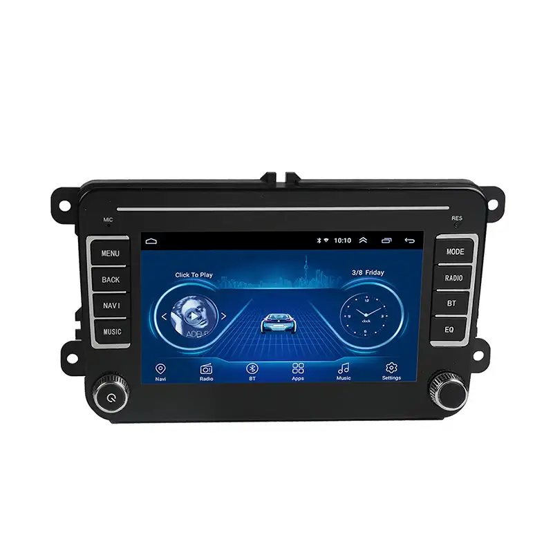 Wanqi kit multimídia automotivo, 7 polegadas, 4 cores, android 11, dvd player, rádio, vídeo, estéreo, gps, sistema de navegação para volkswagen/skoda/seat