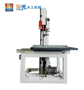 Scie à ruban industrielle professionnelle pour le travail du bois, table coulissante verticale, moteur, outil <span class=keywords><strong>de</strong></span> coupe du bois - Product Image 4