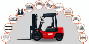 מלגזה שטח קשה 2 טון איכותית, 4X4, דיזל, מתוצרת סין - Product Image 4