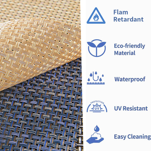 Starunk PVC lưới vải cho hồ bơi bóng râm Net polyester không thấm nước tráng PVC lưới vải - Product Image 5