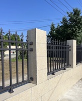 Pièces de clôture extérieure en fer forgé et acier inoxydable, balustrades et mains courantes pour la sécurité des balcons, jardins et escaliers, pour fermes et jardins