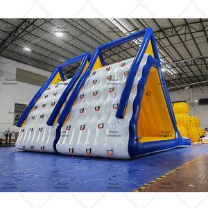Equipo de Parque Acuático Inflable para Verano, Toboganes Triangulares Acuáticos/Tobogán Acuático Flotante, Torre de Toboganes Triangulares Inflables - Product Image 5