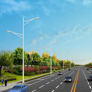 Postes de Aluminio para Iluminación de Carreteras, Acero Inoxidable, 4m 14m, Galvanizados en Caliente, Recubrimiento en Polvo, Color Personalizado, Garantía de 10 Años, <span class=keywords><strong>Precio</strong></span> de Fábrica - Product Image 2