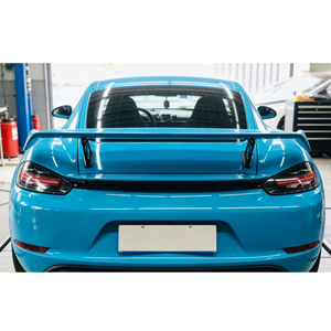 Nouveau Spoiler <span class=keywords><strong>GT4</strong></span> en Fibre de Carbone Sec de Haute Qualité Tegarry pour <span class=keywords><strong>Porsche</strong></span> 718 (Compatible avec les modèles 2017 et plus) JHBSJ091 - Product Image 3