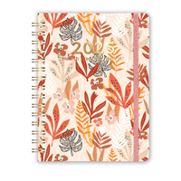 Impression personnalisée de carnets à spirale A4, A5, B5, B6, agendas quotidiens, hebdomadaires, annuels, planificateurs à spirale simple, service d'impression de logo personnalisé