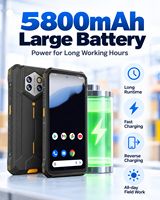 Ordinateur portable robuste Android 14 IP68, 4G WiFi NFC GPS, lecteur de codes-barres 1D/2D, écran 6,5 pouces, 8 Go + 128 Go, processeur ARM Octa
